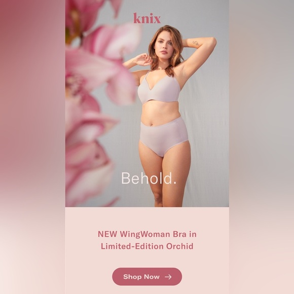 Knix Wingwoman Contour Wireless Bra Orchid Light Purple Size 8 - Picture 5 of 10